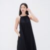 Sleeveless Long Dress with Adjustable Shoulder