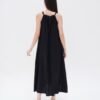 Sleeveless Long Dress with Adjustable Shoulder