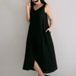 Linen dress for women