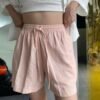 Linen shorts women